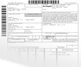 IATA AWB forms